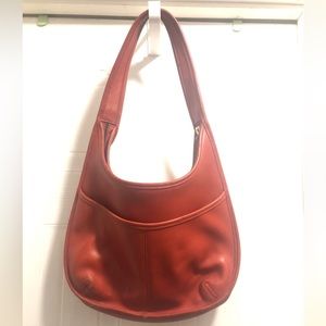 Coach Vintage Large Ergo Pocket Zip 9033 RARE Red